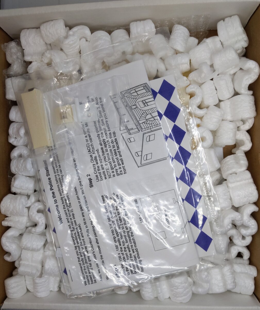 Twin Whistle Sign & Kit Co. 100 S Scale New York Police Station Building Kit