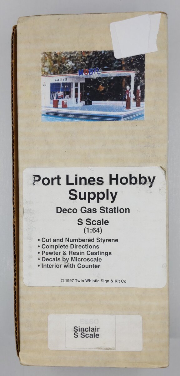 Twin Whistle Sign & Kit Co. S Scale Sinclair Gas Station Building Kit