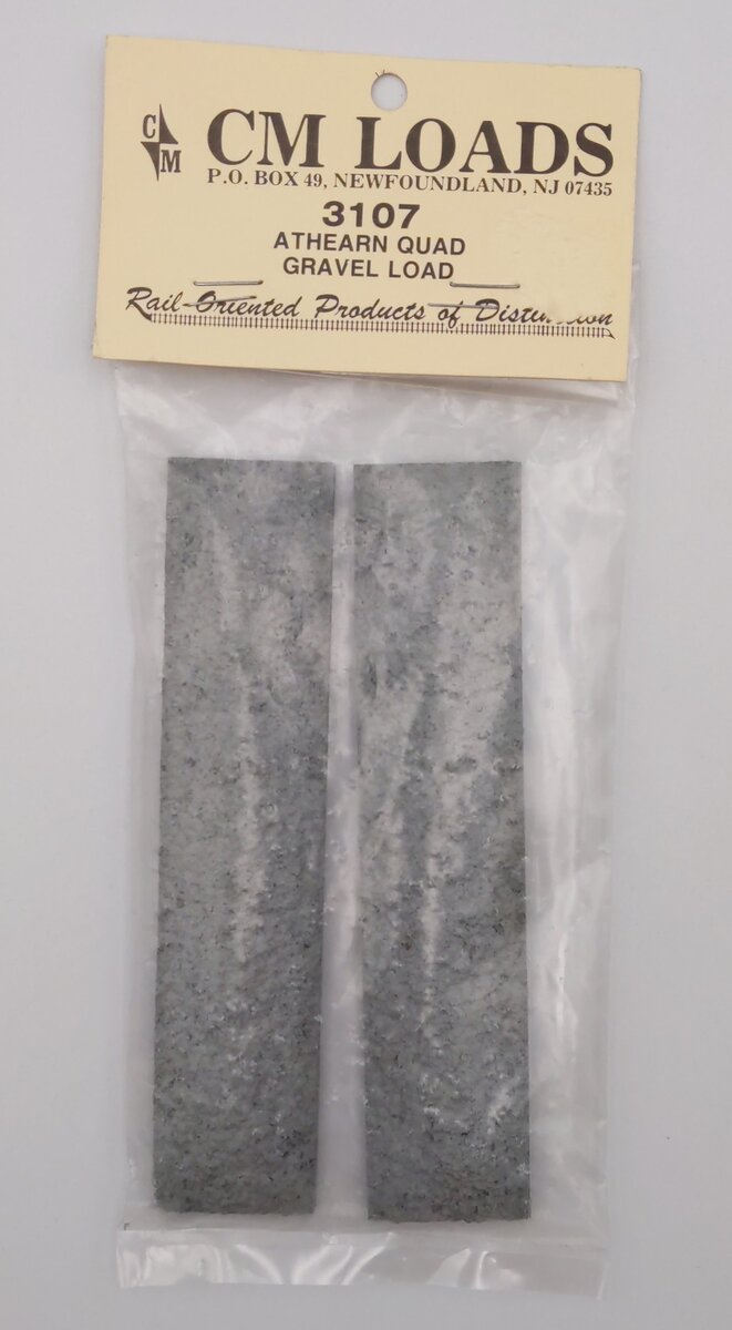 CM Loads 3107 Athearn Quad Hopper Gravel Load
