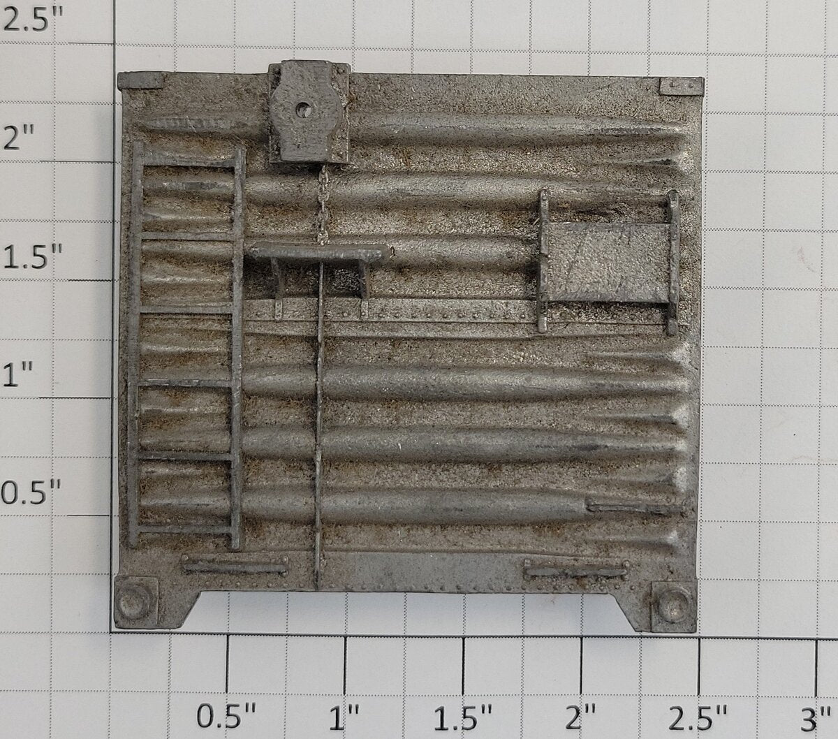 Lionel 714-17 Unpainted Boxcar End without Brake Wheel