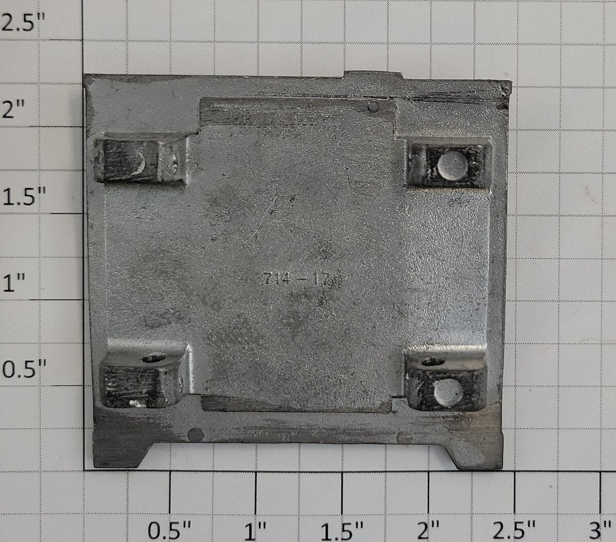 Lionel 714-17 Unpainted Boxcar End without Brake Wheel