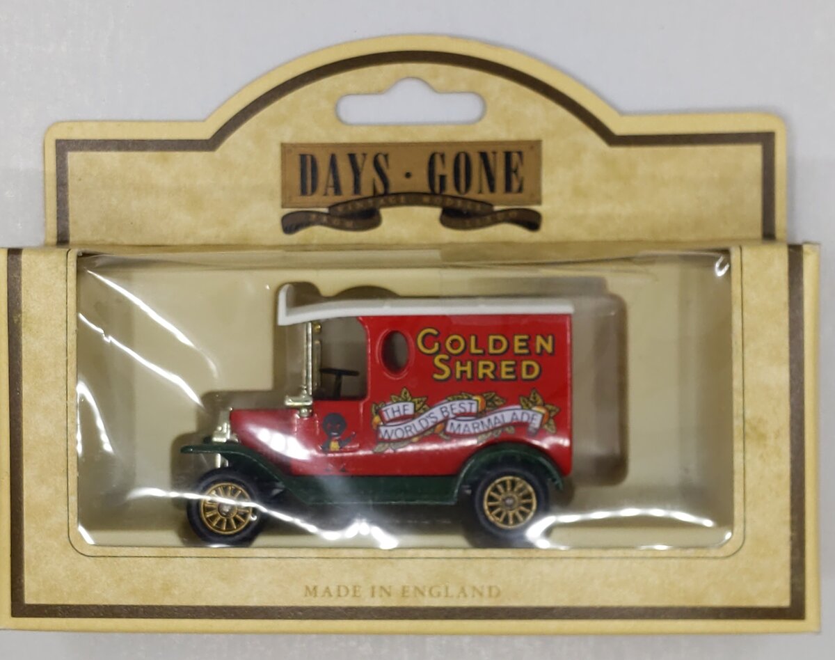 Lledo 6068 Days-Gone Diecast 1:64 1920 Model "T" Ford Van "Golden Shred