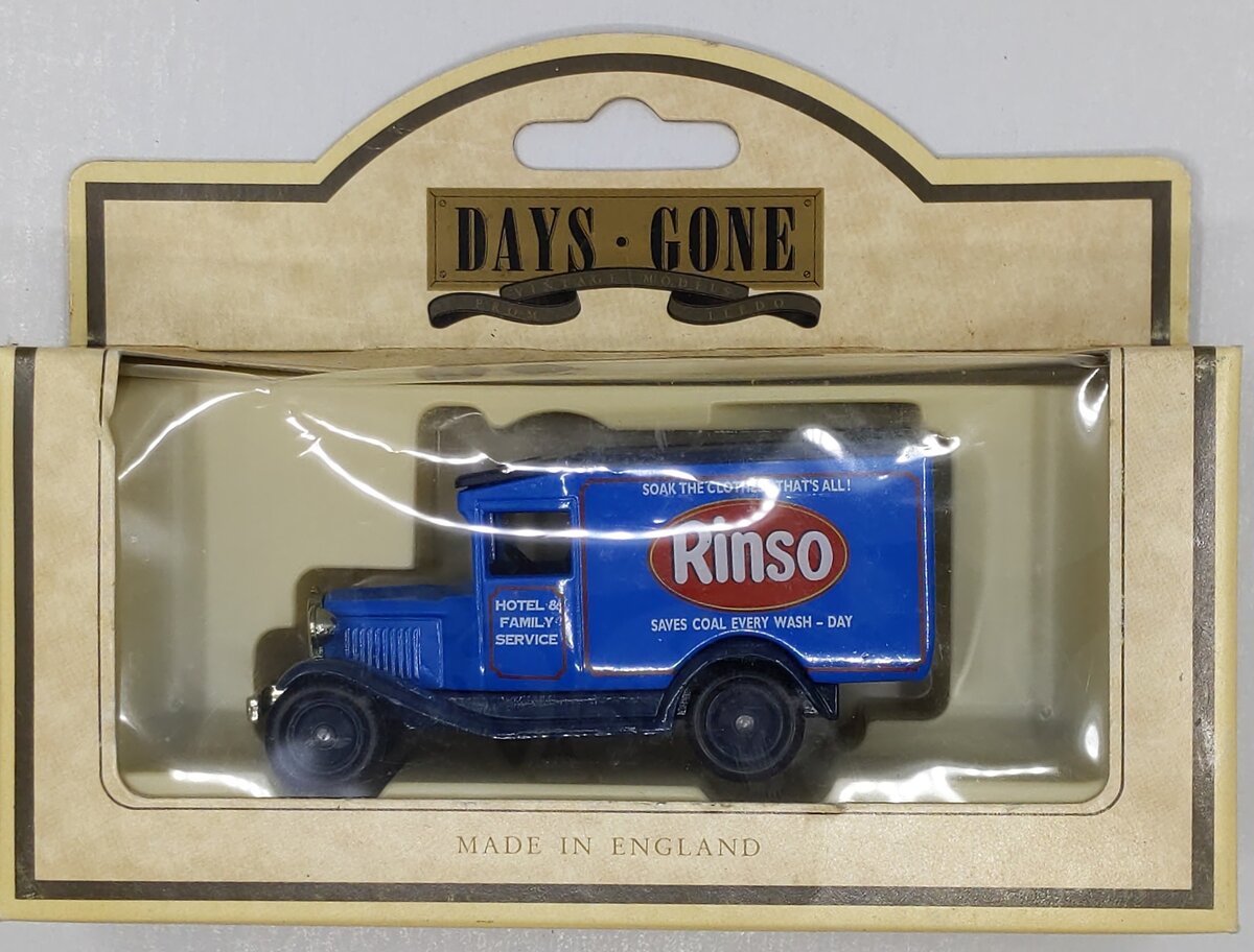 Lledo 13049 Days-Gone Diecast 1:64 1934 Ford Van Model "A" "Rinso Soap