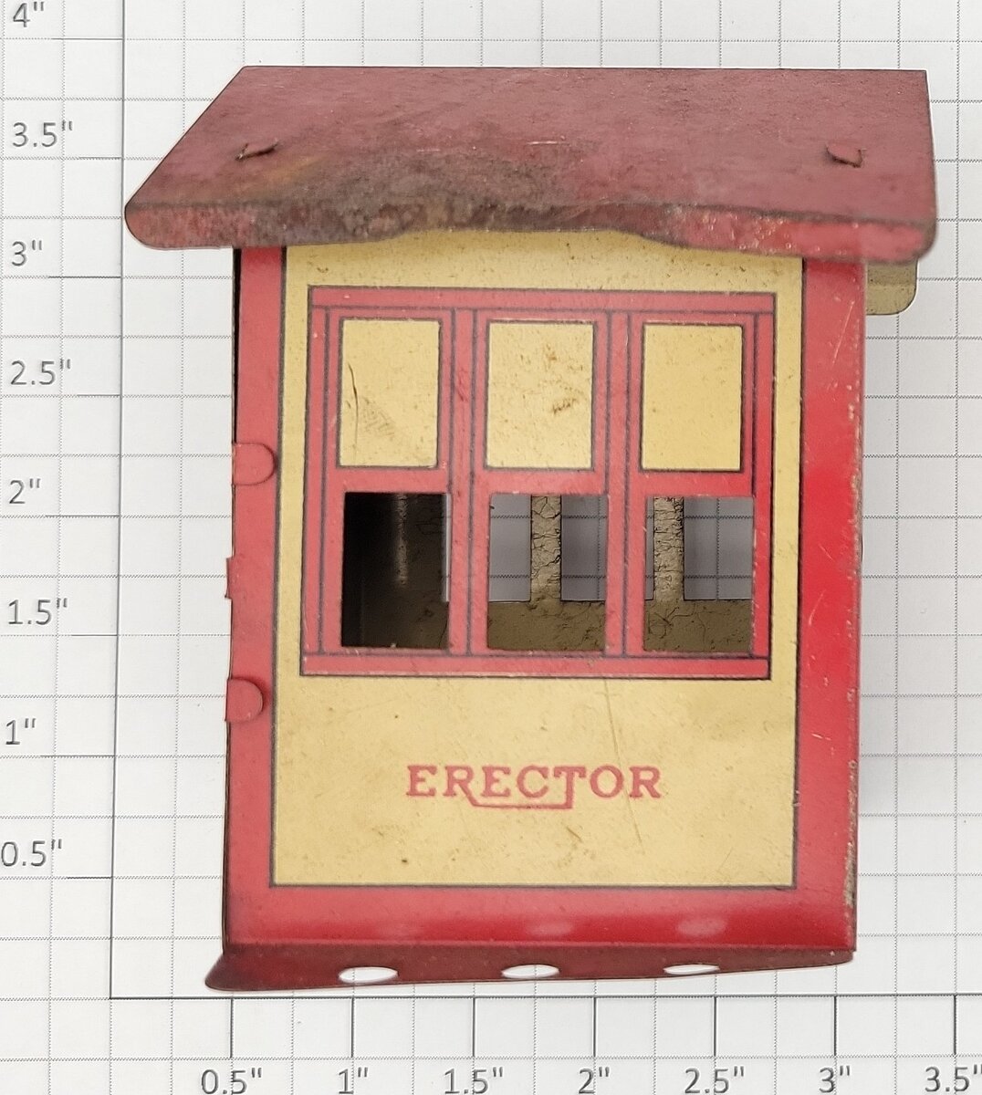 American Flyer 1947-925 Vintage Gilbert Erector Metal Tin Shed House