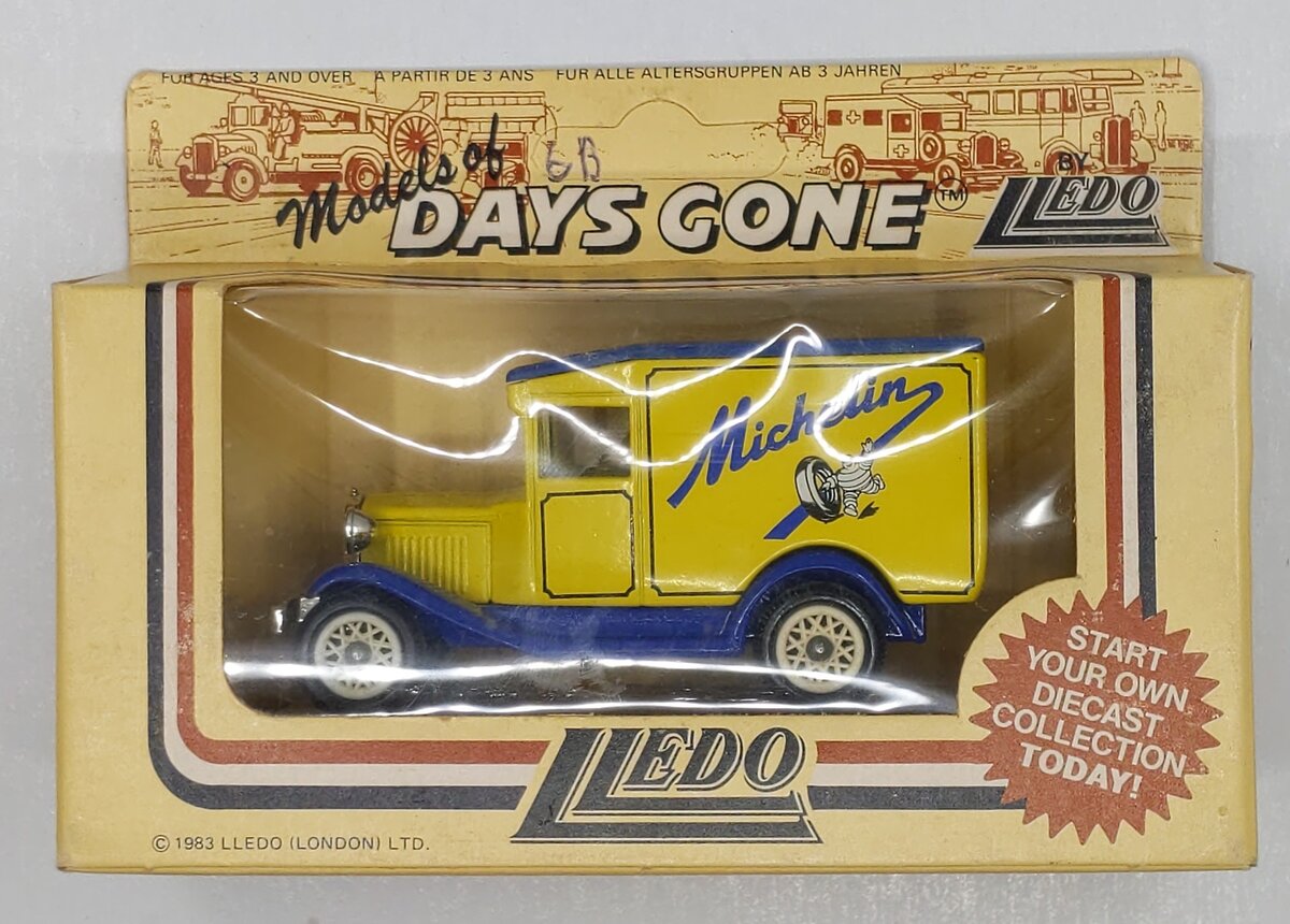 Lledo Michelin Days-Gone Diecast 1:64 1934 Ford Van Model 