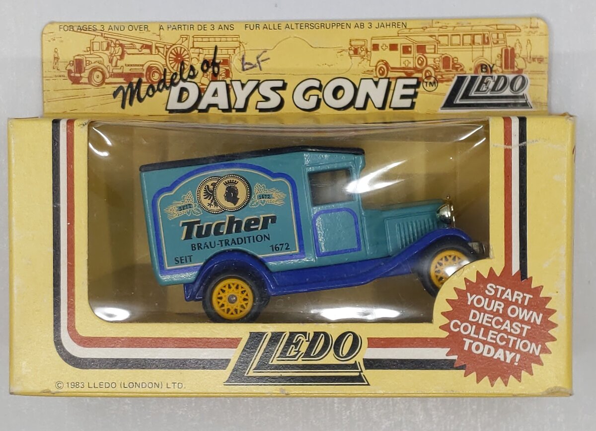 Lledo Tucher Days-Gone Die-Cast 1:64 1934 Ford Van Model "A" "Tucher" LN/Box