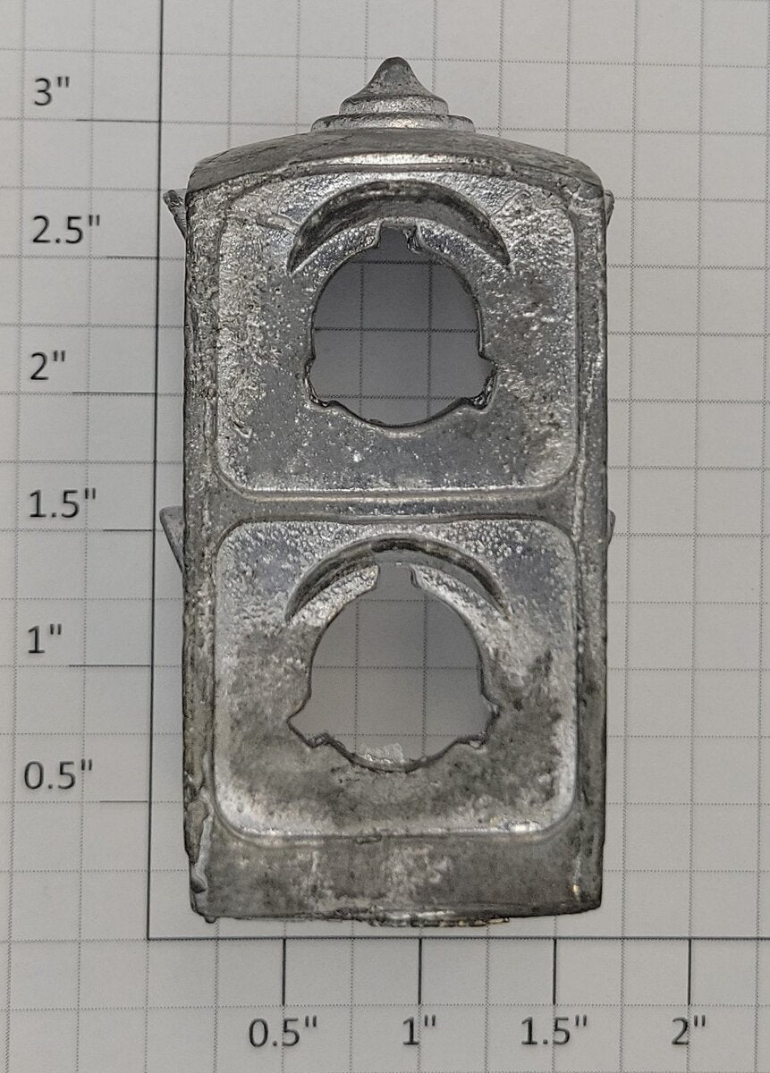 Lionel 78-4X Unpainted Block Signal Diecast Lamp Cover Casting