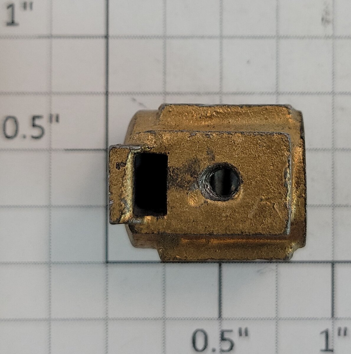 Lionel SH-2 Large Brass Painted Die-Cast Headlight without Screw