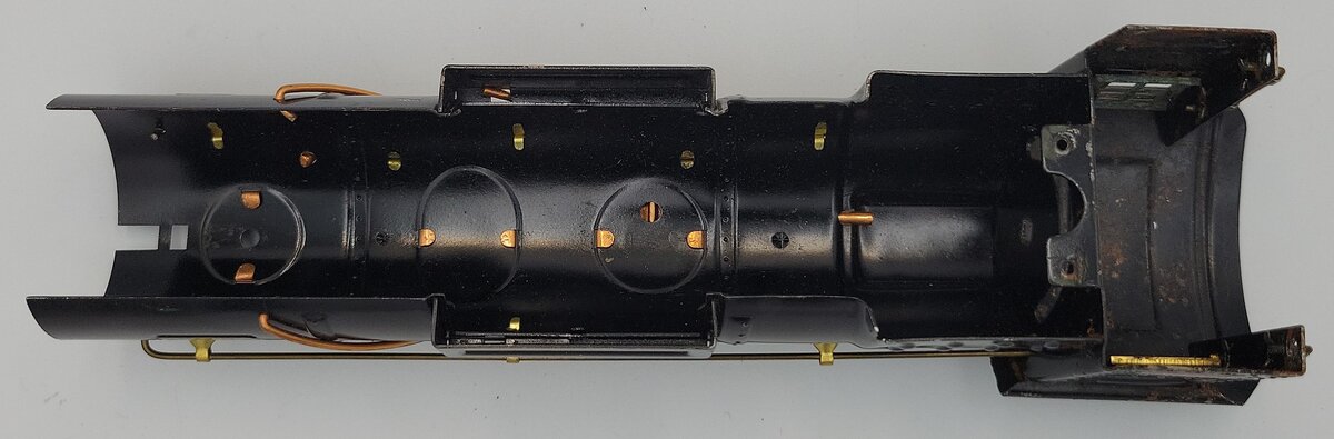 Lionel 260E-60 Black Shell with Whistle, Bell, Brass Handrails and Copper Trim