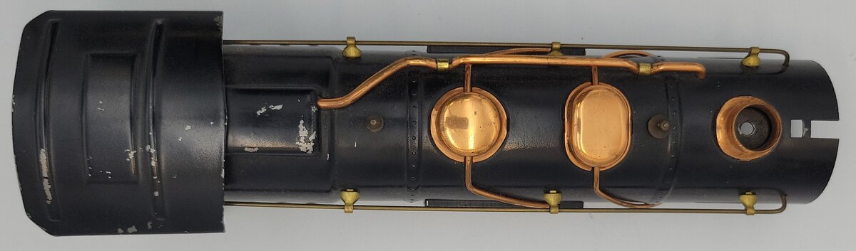 Lionel 260E-60 Black Shell with Whistle, Bell, Brass Handrails and Copper Trim