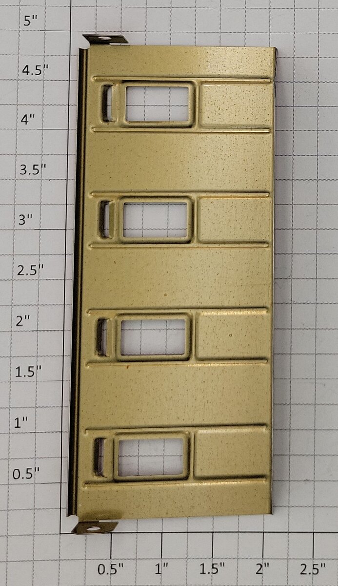 ETS 101-1 O Gauge Caboose Sides and End Plates