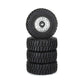 Pro-Line Racing 1028810 1:14 Flat Iron F/R Tires 12mm Hex Chrome Diablo (4)