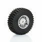 Pro-Line Racing 1028810 1:14 Flat Iron F/R Tires 12mm Hex Chrome Diablo (4)