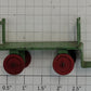 American Flyer 586-2 Green Metal Baggage Cart with Red Wheels