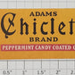 American Flyer FLV0228 3" Yellow "Adams Chiclets Brand" Sign