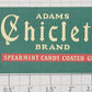 American Flyer FLV0226 3" Green "Adams Chiclets Brand" Sign