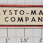 American Flyer FLV0298 162 "Mysto-Magic Company" Sticker Decal Sign