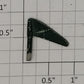 American Flyer 366-G S Scale Green Metal Flag