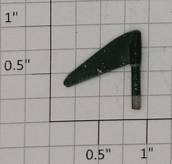 American Flyer 366-G S Scale Green Metal Flag