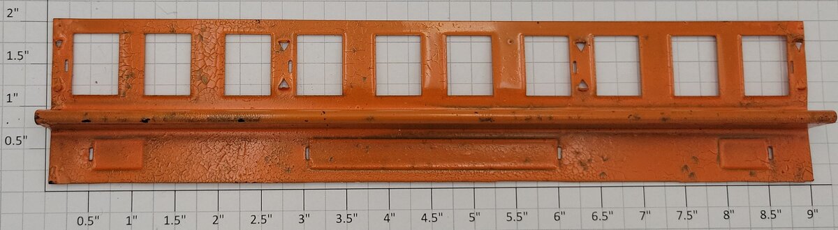 Lionel 337-29 Vintage Standard Gauge Repainted Pullman Car Window Insert