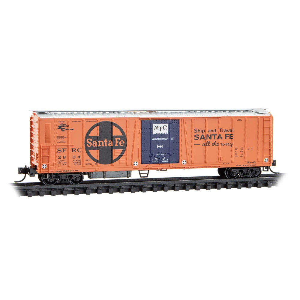 Micro-Trains 07000120 N ATSF Rib Side Mechanical Reefer #2604