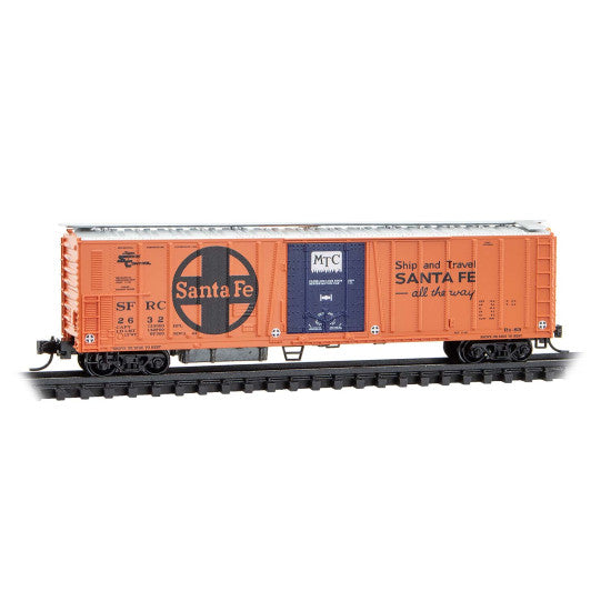 Micro-Trains 07000121 N ATSF Rib Side Mechanical Reefer #2632