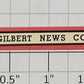 American Flyer FLV0223 "Gilbert News Company" Small Sign Decal
