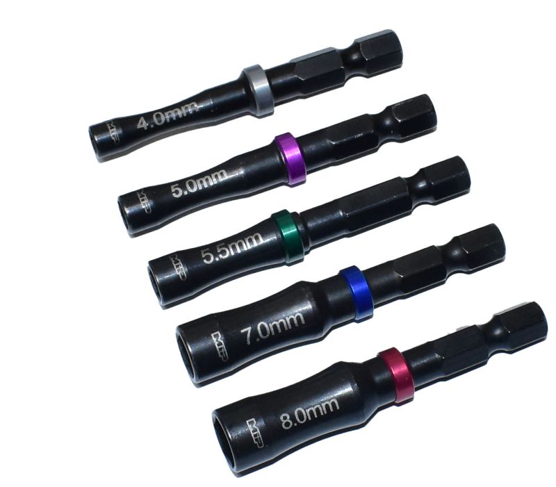 MIP 9615 4.0mm/5.0mm/5.5mm/7.0mm/8.0mm Nut Driver Speed Tip