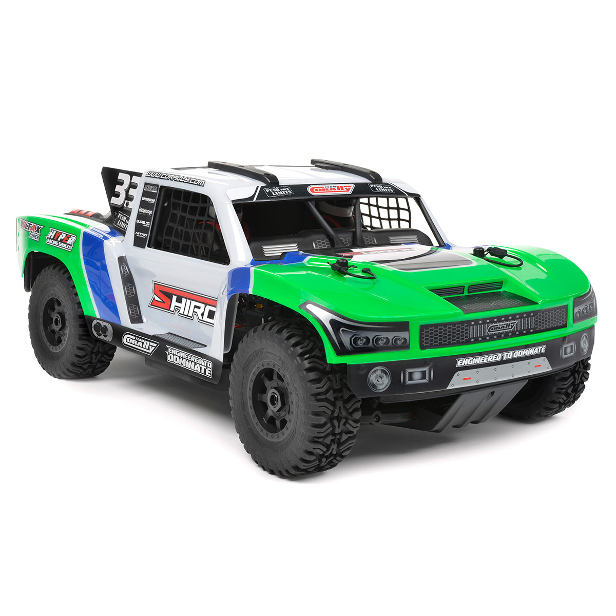 Corally 00278-G 1:8 Green Shiroi XP 6S Brushless Power 6S RTR Short Course Truck