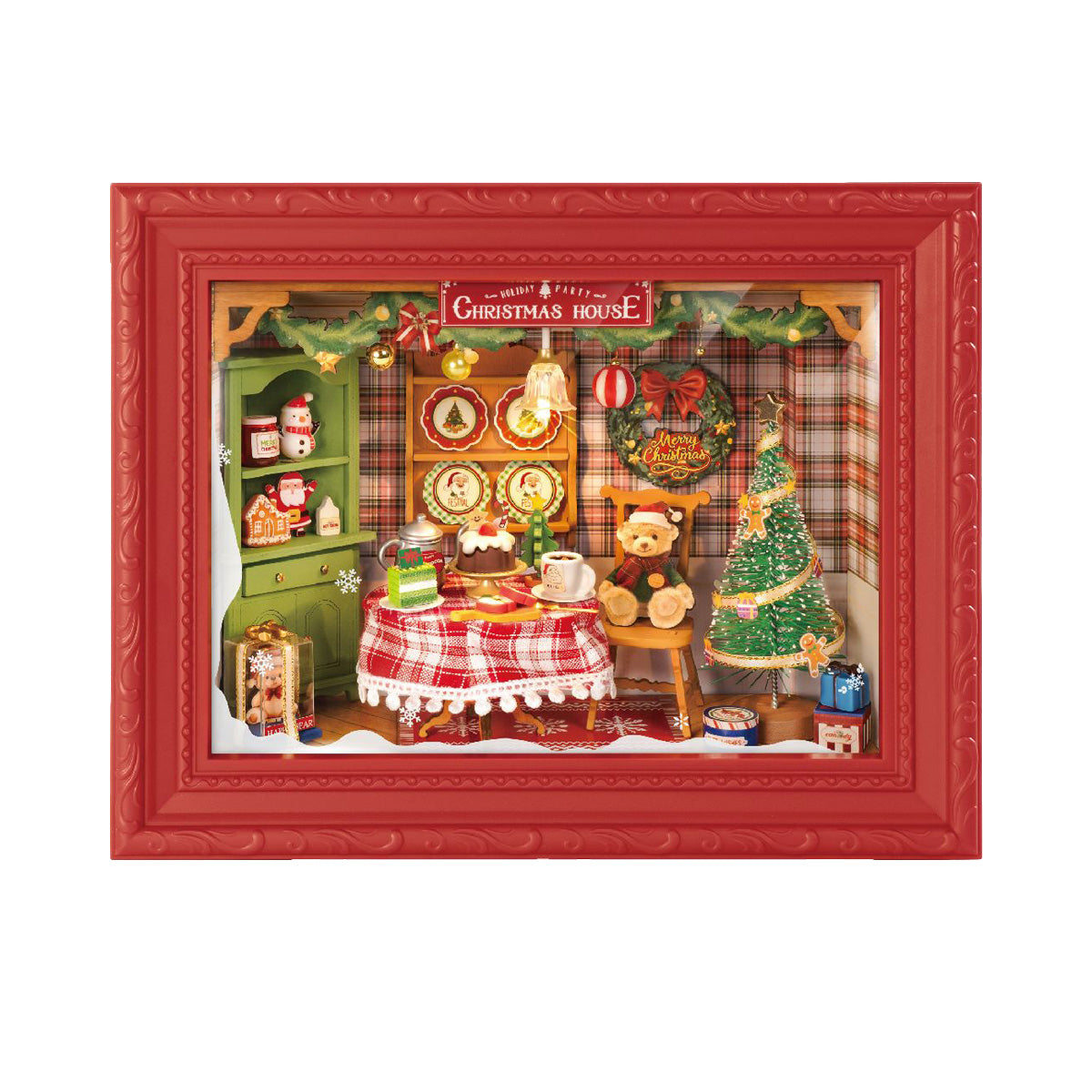 Robotime DP005 Rolife Christmas Eve Party 3D Wooden Puzzle