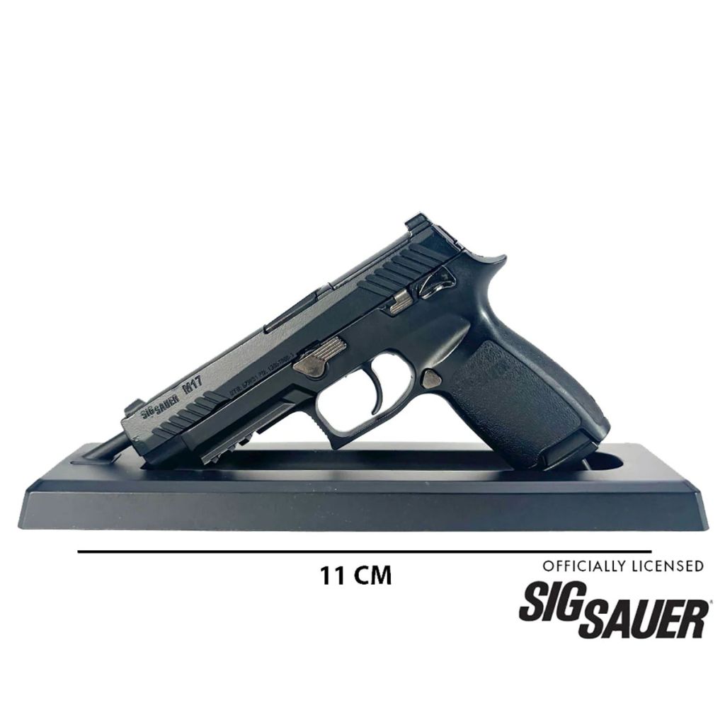 GoatGuns M17-BLACK 1:2.05 Black SIG Sauer M17 Model Pistol Diecast Metal Model