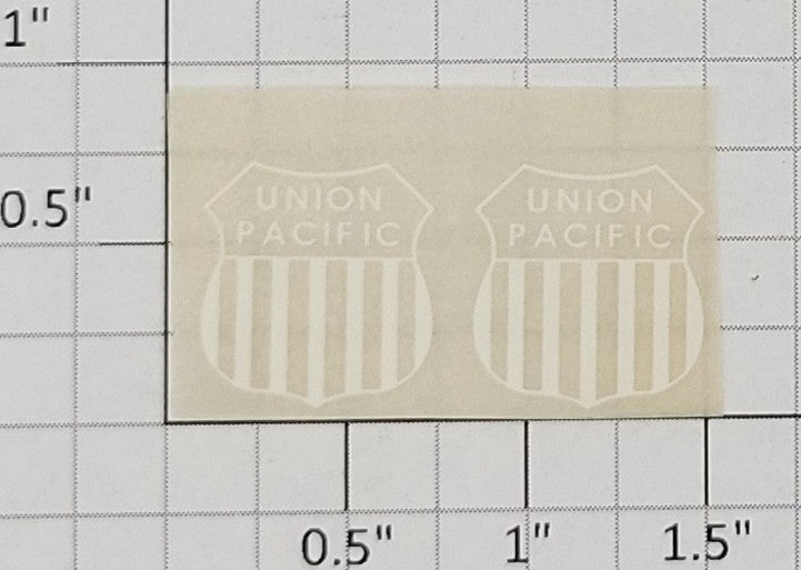 American Flyer TRS0770 Union Pacific Tender Herald Dry Transfer Decal Set