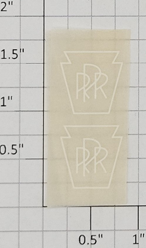 American Flyer TRS0769 PRR Tender Herald Dry Transfer Decal (Set of 2)