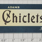 American Flyer FL0227 Blue "Adams Chiclets" Sign