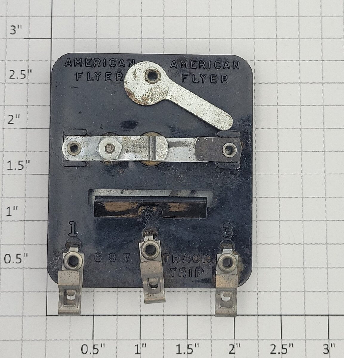 American Flyer 697 S Scale Track Trip without Star Nut