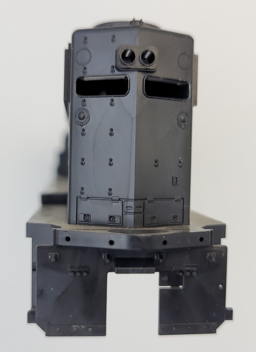 Athearn 93481 HO Scale Black Unpainted GP40-2 Diesel Body Shell