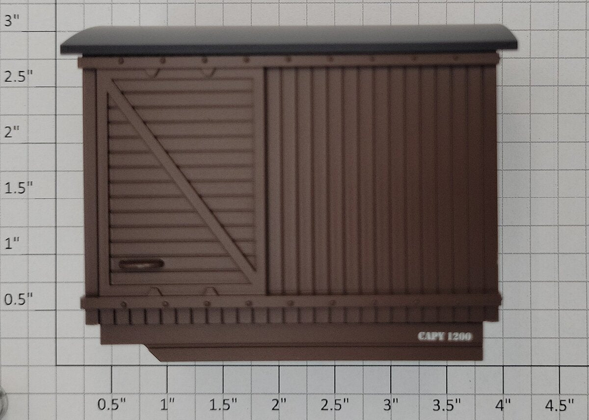 Lionel 83557-2 Brown Boxcar Disconnect Body Shell