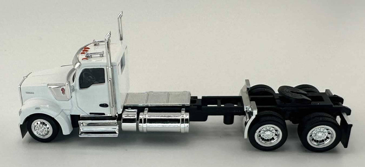 HO Logistics Replicas 990071 HO White Kenworth 990 2-Axle Day-Cab Semi Tractor