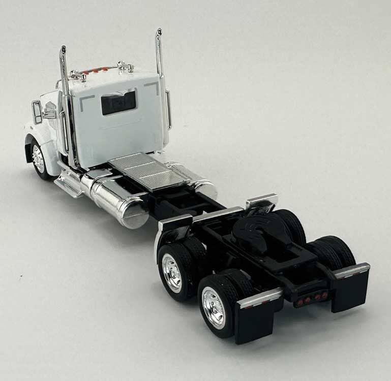 HO Logistics Replicas 990071 HO White Kenworth 990 2-Axle Day-Cab Semi Tractor