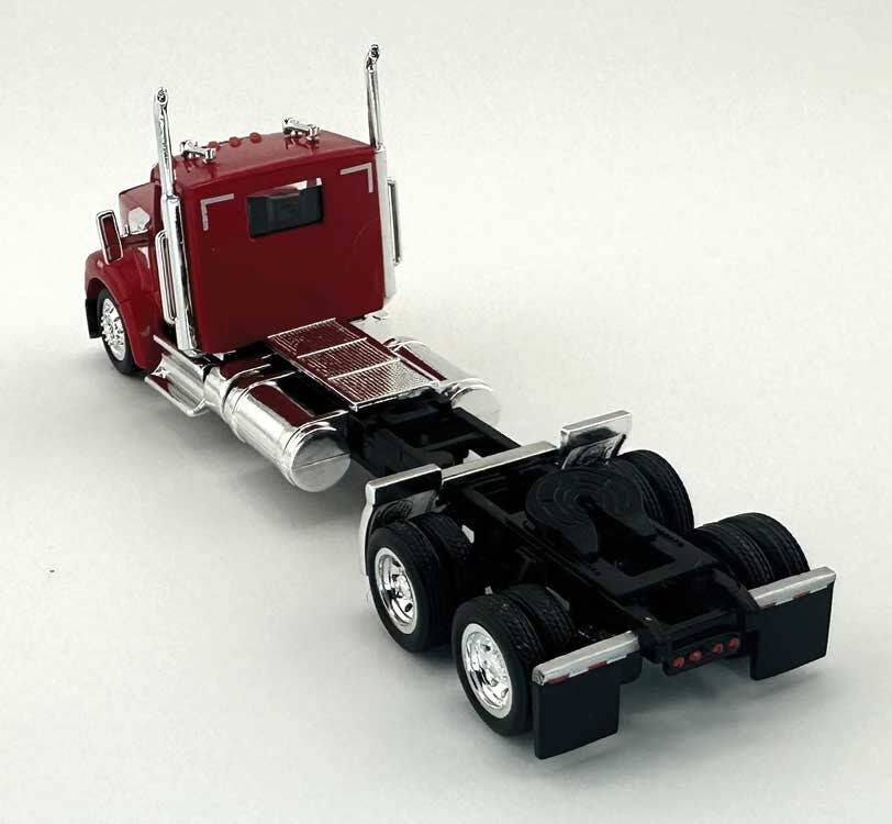 HO Logistics Replicas 990081 HO Red Kenworth 990 2-Axle Day-Cab Semi Tractor