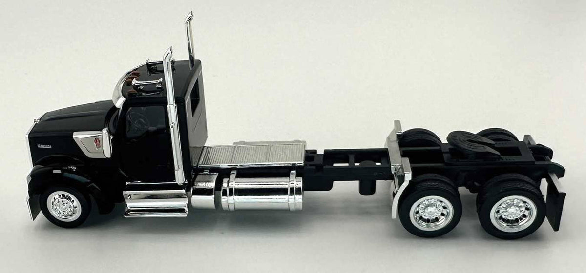 HO Logistics Replicas 990091 HO Black Kenworth 990 2-Axle Day-Cab Semi Tractor