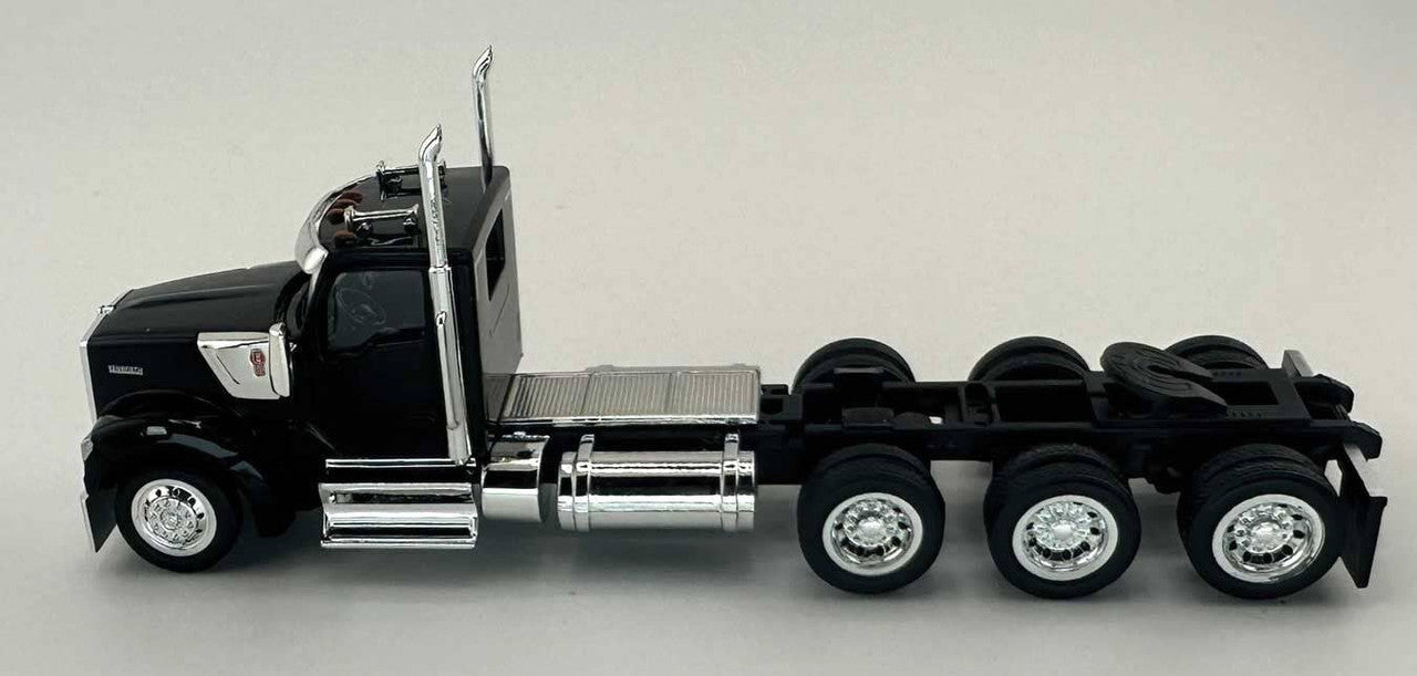 HO Logistics Replicas 990092 HO Black Kenworth 990 3-Axle Day-Cab Semi Tractor