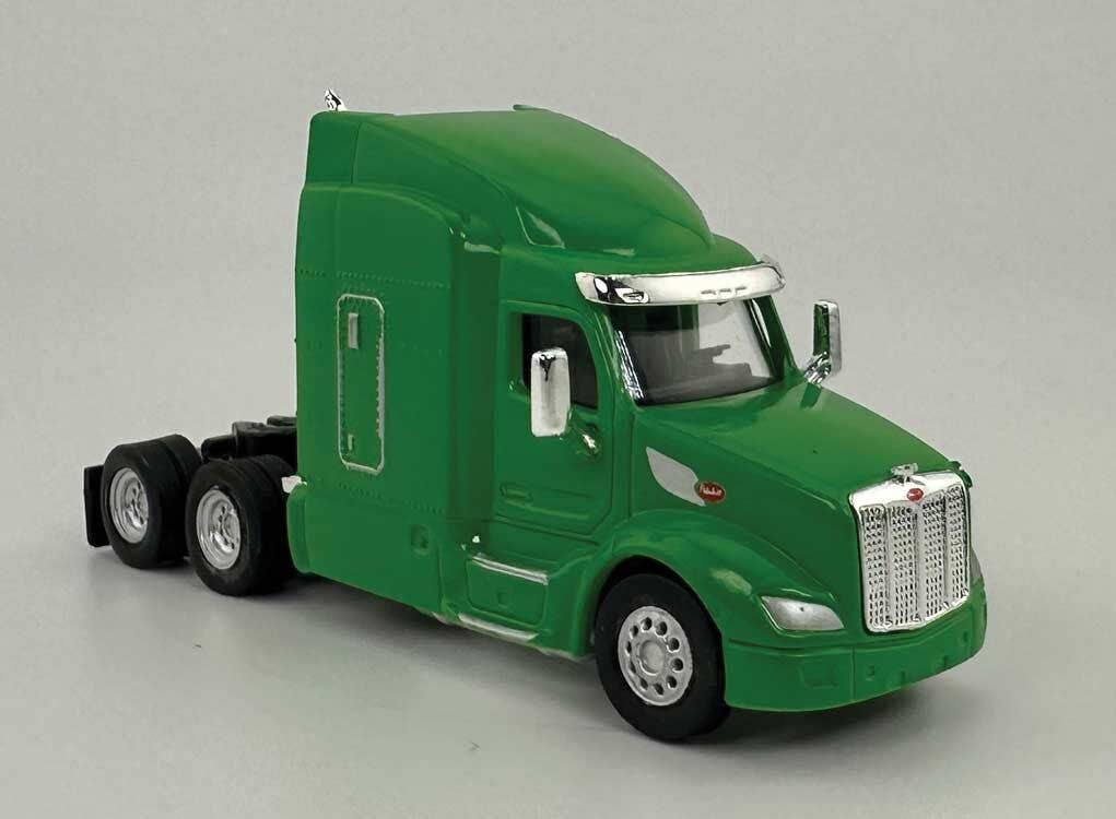HO Logistics Replicas 57904 HO Lime Green Peterbilt 579 Sleeper-Cab Semi Tractor