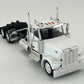 HO Logistics Replicas 589071 HO White Peterbilt 589 2-Axle Day-Cab Semi Tractor