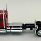 HO Logistics Replicas 589081 HO Red Peterbilt 589 2-Axle Day-Cab Semi Tractor