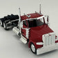 HO Logistics Replicas 589081 HO Red Peterbilt 589 2-Axle Day-Cab Semi Tractor