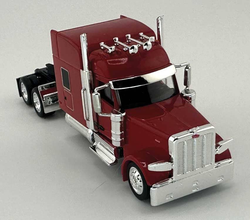 HO Logistics Replicas 589085 HO Peterbilt 589 Stand-Up Sleeper-Cab Semi Tractor
