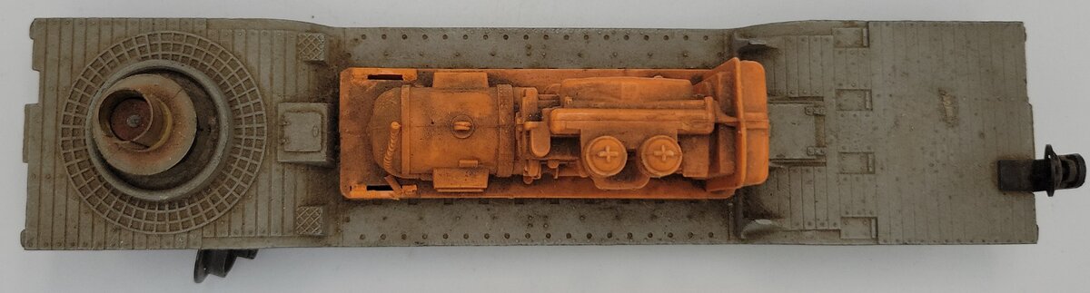 Lionel 3520-2 Searchlight Car Frame w/ Searchlight Coil & Generator #3520