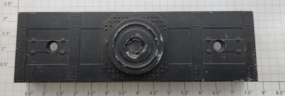 Lionel 2460-5 Black Metal Postwar Crane Car Frame #2460