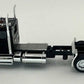 HO Logistics Replicas 589091 HO Black Peterbilt 589 2-Axle Day-Cab Semi Tractor